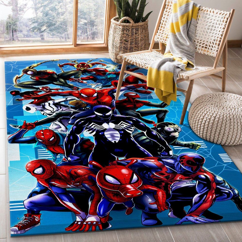 Black Spiderman Teppich