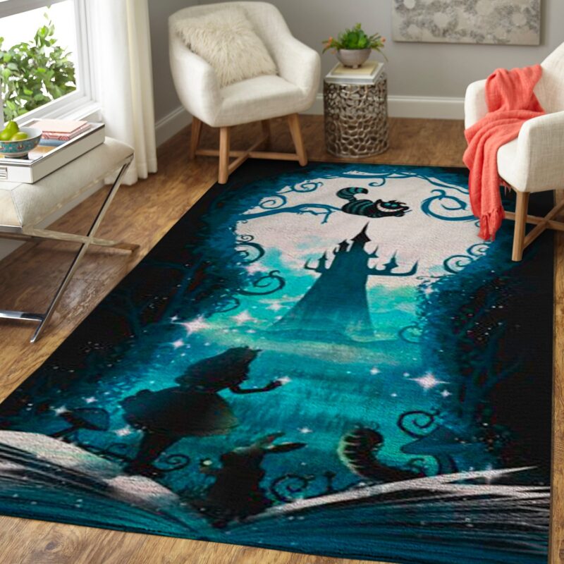 Book Of Wonderland Alice In Wonderland Movie Teppich