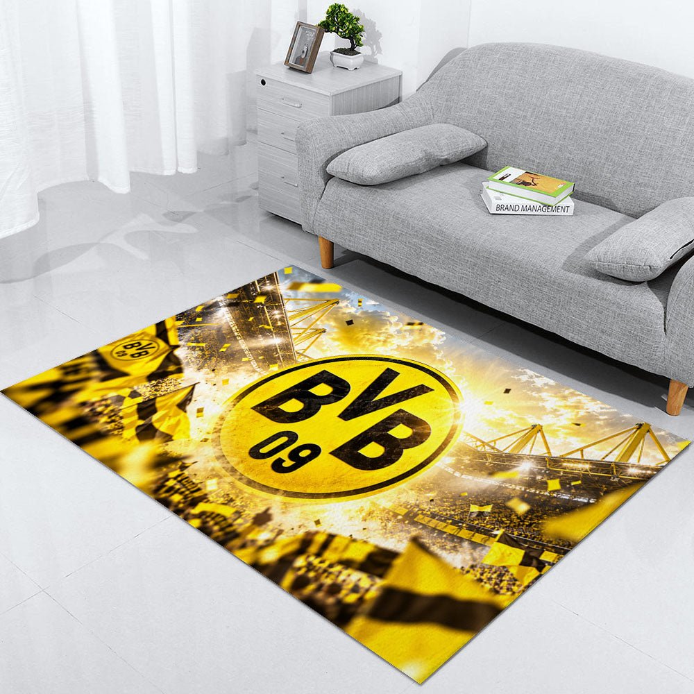 Borussia Dortmund Teppich 2026-Neues Fußball-Fan-Design 1