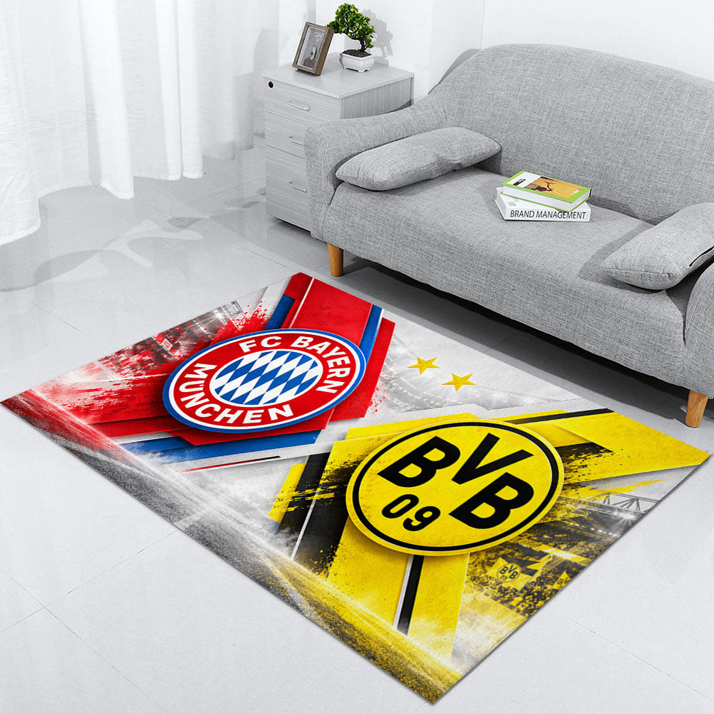 Borussia Dortmund Teppich 2026-Neues Fußball-Fan-Design 10