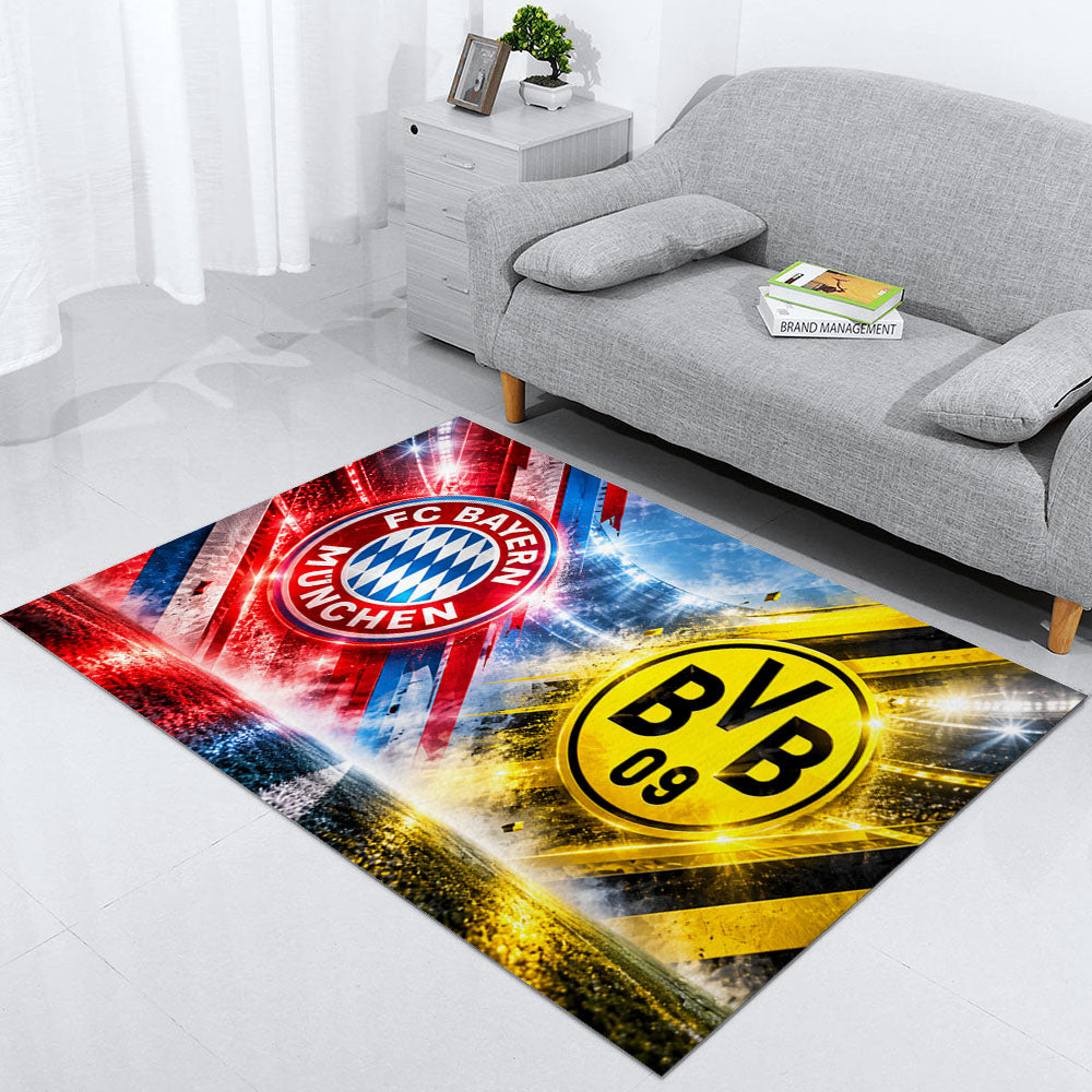 Borussia Dortmund Teppich 2026-Neues Fußball-Fan-Design 11