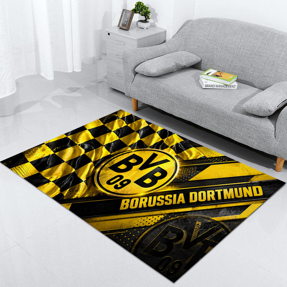Borussia Dortmund Teppich 2026-Neues Fußball-Fan-Design 16