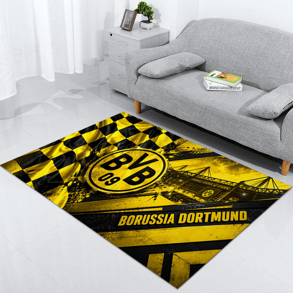 Borussia Dortmund Teppich 2026-Neues Fußball-Fan-Design 17