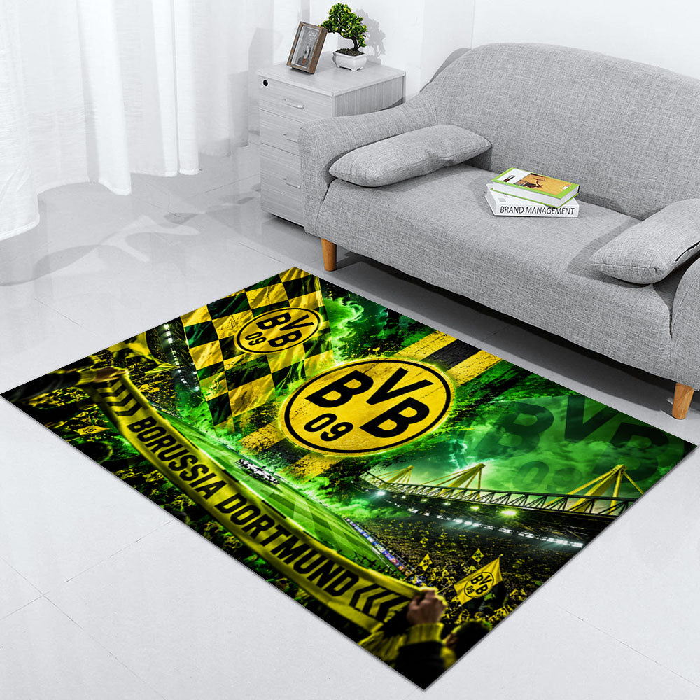 Borussia Dortmund Teppich 2026-Neues Fußball-Fan-Design 19