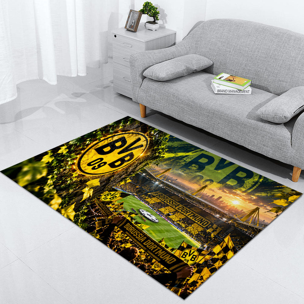 Borussia Dortmund Teppich 2026-Neues Fußball-Fan-Design 21
