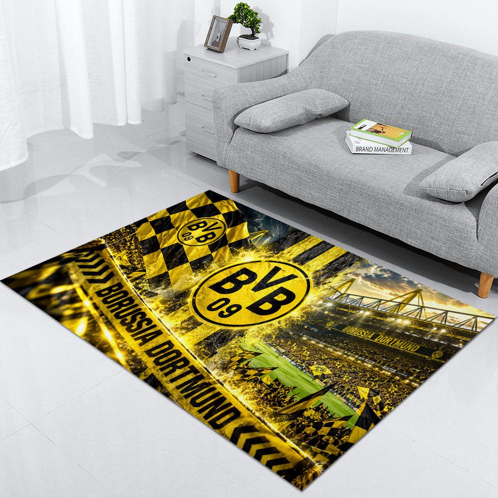 Borussia Dortmund Teppich 2026-Neues Fußball-Fan-Design 23