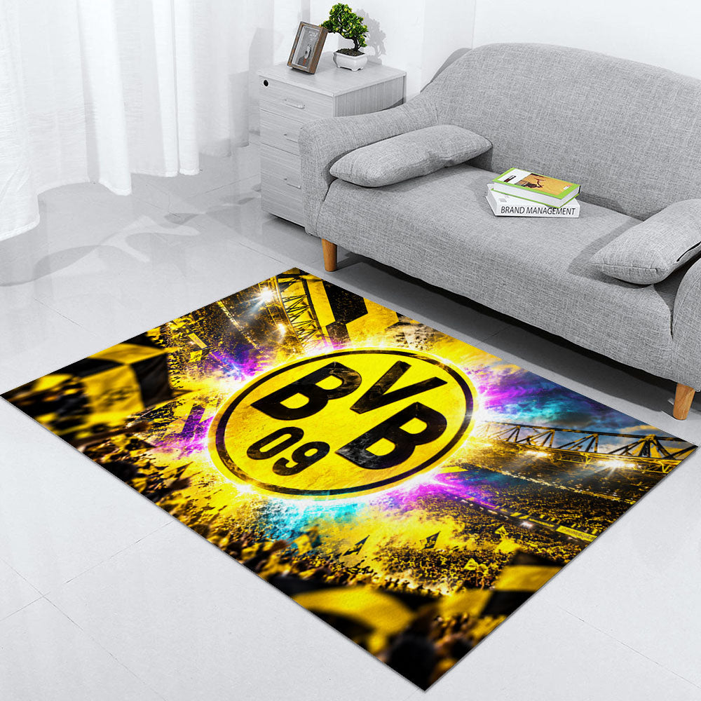 Borussia Dortmund Teppich 2026-Neues Fußball-Fan-Design 5