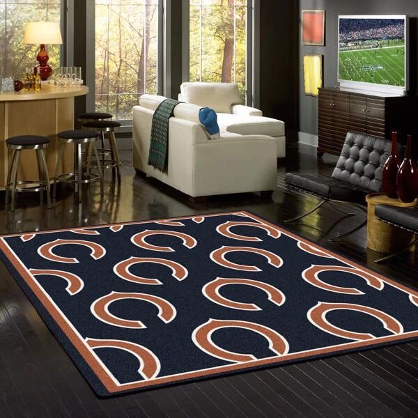 Chicago Bears Wiederholen Teppich