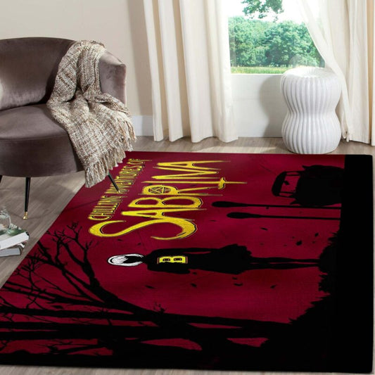 Chillende Abenteuer Von Sabrina Halloween Teppich