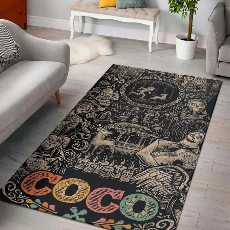 Coco Tag der toten Disney Film Teppiche