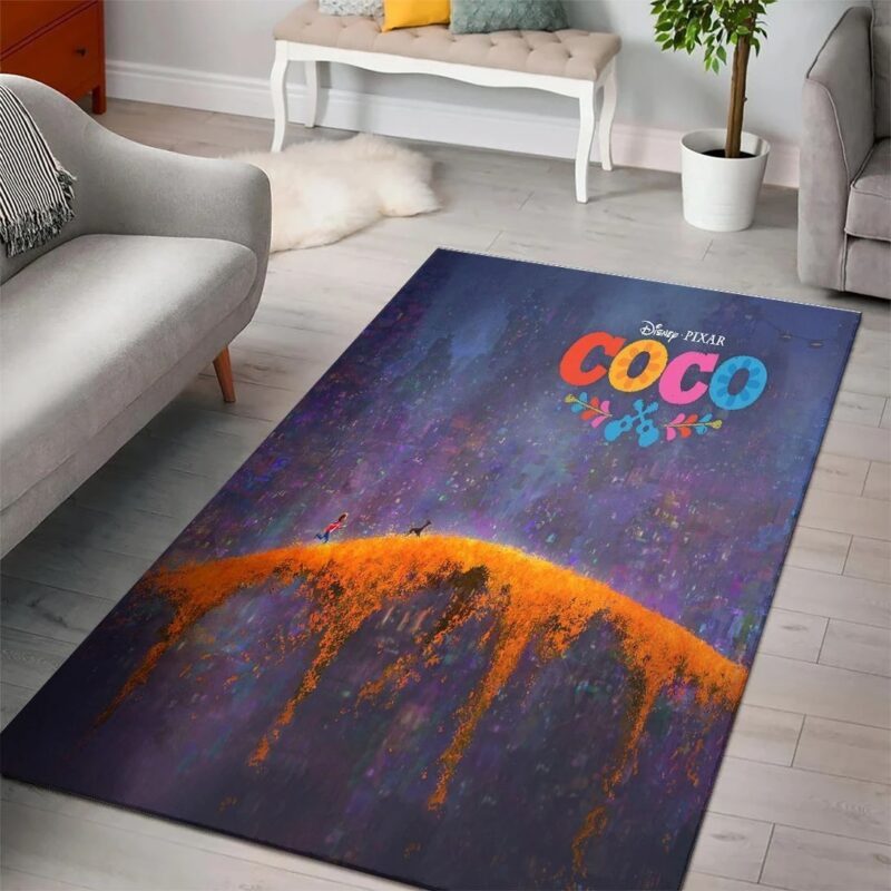 Coco Tag der toten Disney Filme Teppich