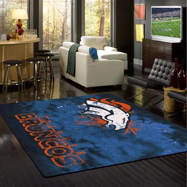 Denver Broncos Verblassen Teppich