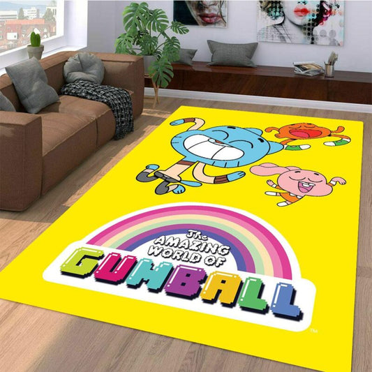 Die Erstaunliche Welt Von Gumball Yellow Character Teppich