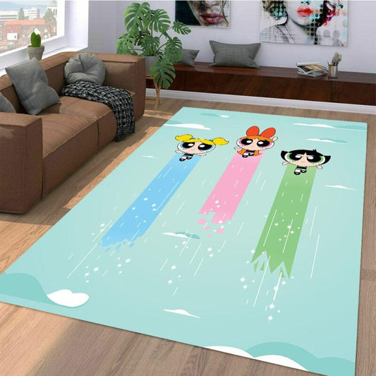 Die Powerpuff Girls Fliegen Teppich