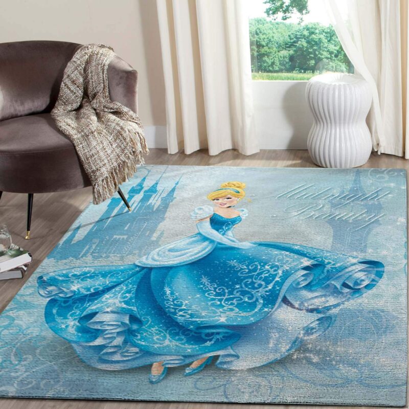 Die Prinzessin Im Disney Film Teppich