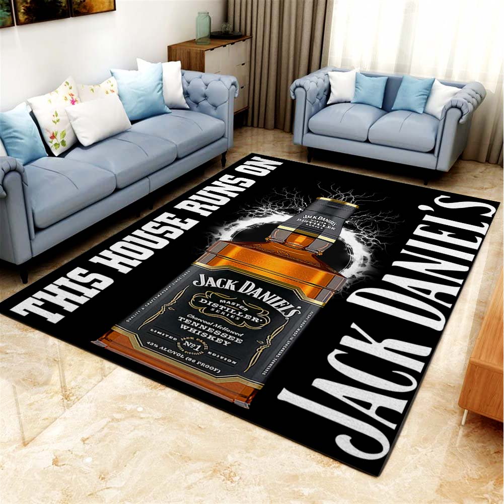 Dieses Haus läuft auf Jack Daniels Teppich Wohnzimmer Küchenteppich Teppichboden