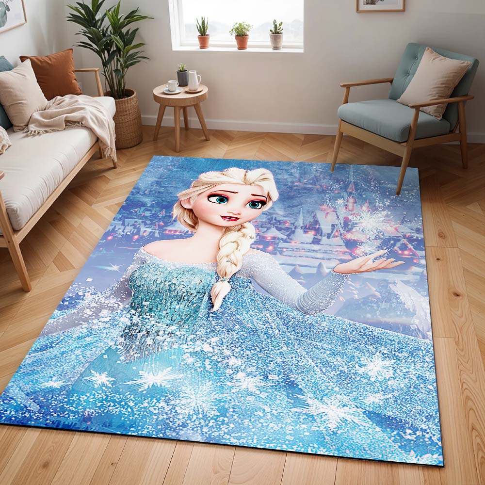 Elsa Disney Prinzessin Die Eiskönigin Frozen 1001 Teppich