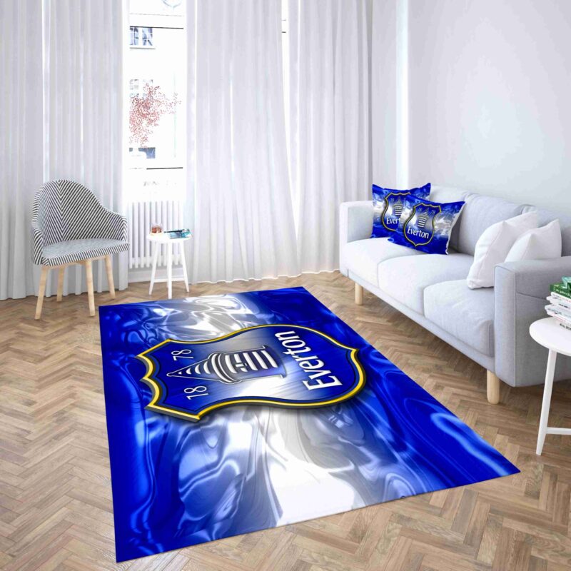 Everton Fußballlverein Fantasievolle Farben Teppiche