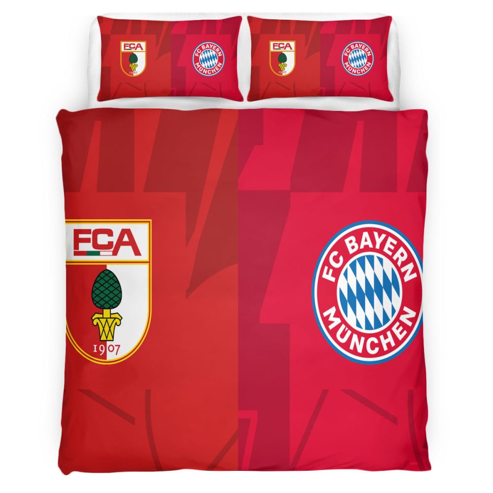 FC Augsburg 17 Bettwäsche Bettbezug Kissenbezug