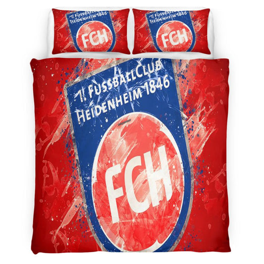 FC Heidenheim 11 Bettwäsche Bettbezug Kissenbezug