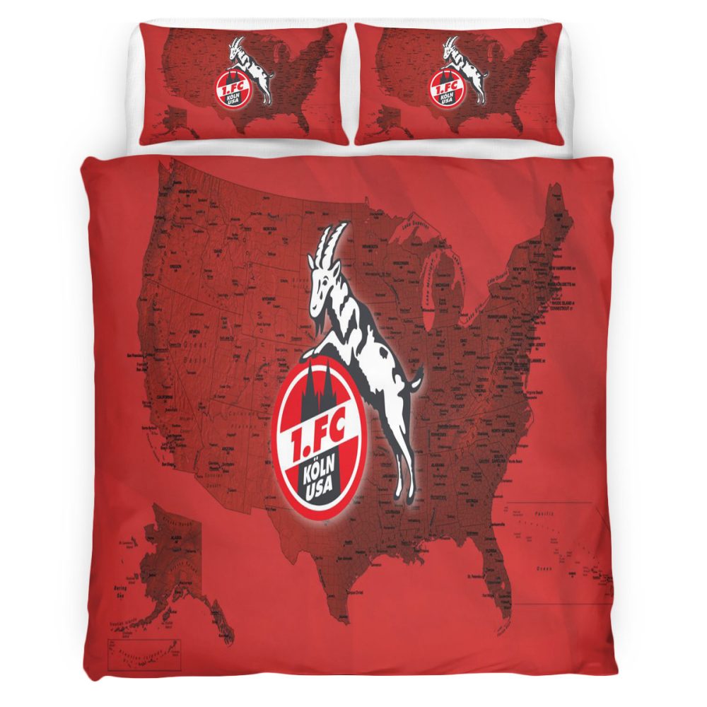 FC Köln 19 Bettwäsche Bettbezug Kissenbezug