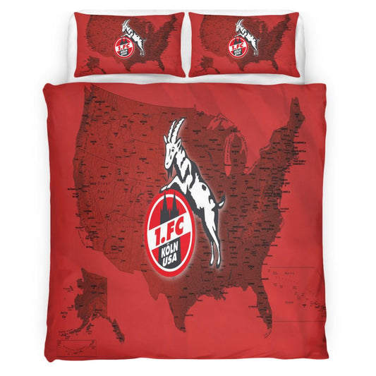 FC Köln 19 Bettwäsche Bettbezug Kissenbezug
