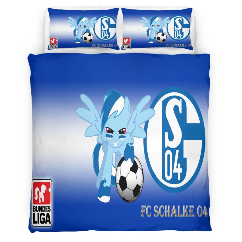 FC Schalke 04 11 Bettwäsche Bettbezug Kissenbezug