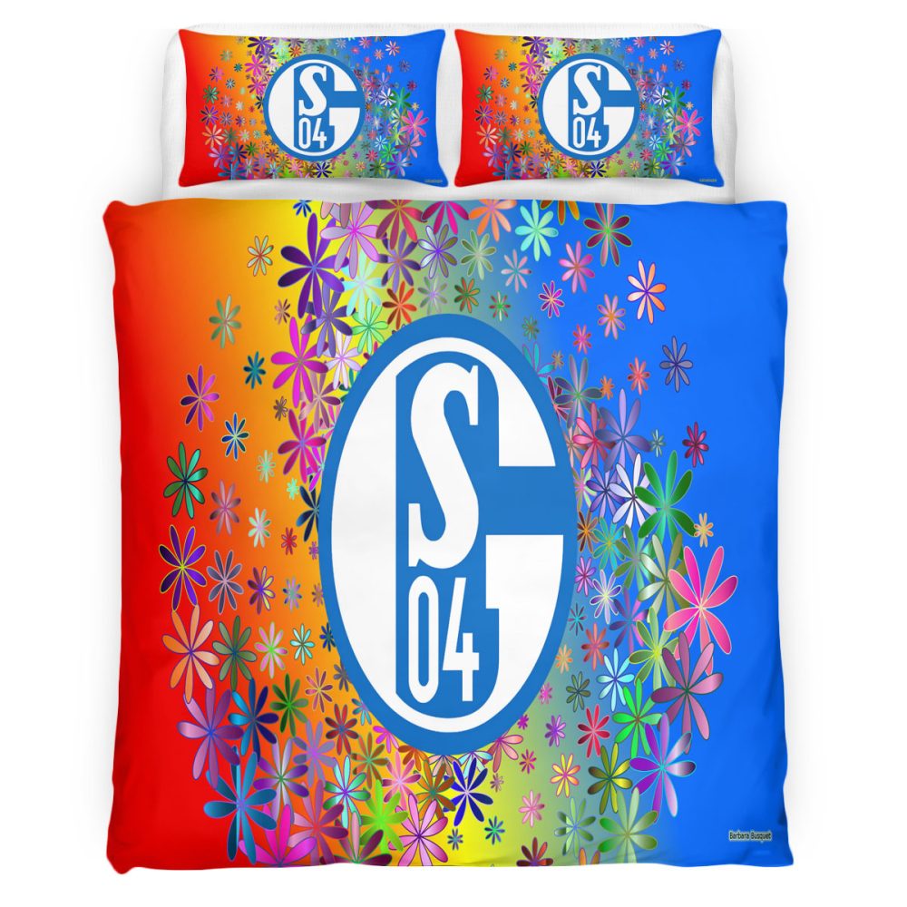 FC Schalke 04 15 Bettwäsche Bettbezug Kissenbezug