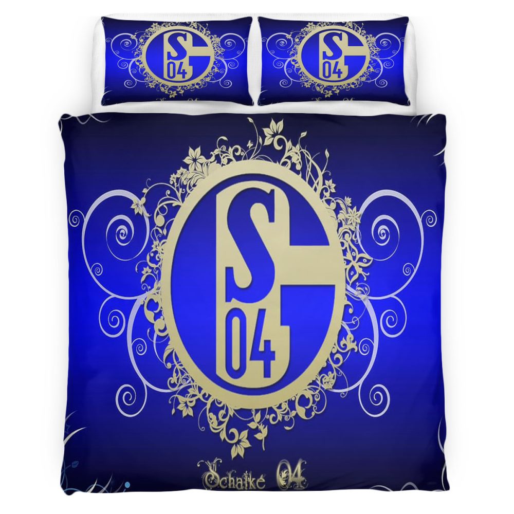 FC Schalke 04 18 Bettwäsche Bettbezug Kissenbezug