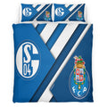 FC Schalke 04 19 Bettwäsche Bettbezug Kissenbezug