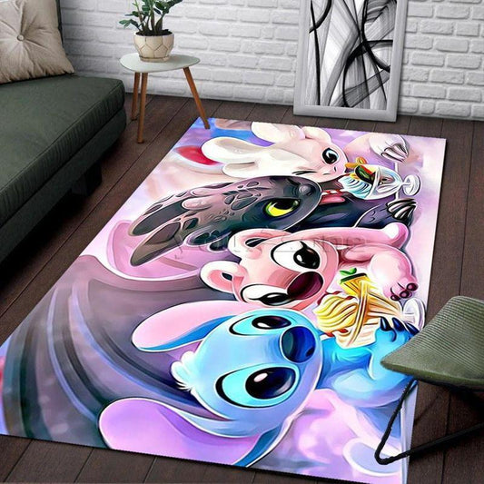 Familie Stitch Teppich