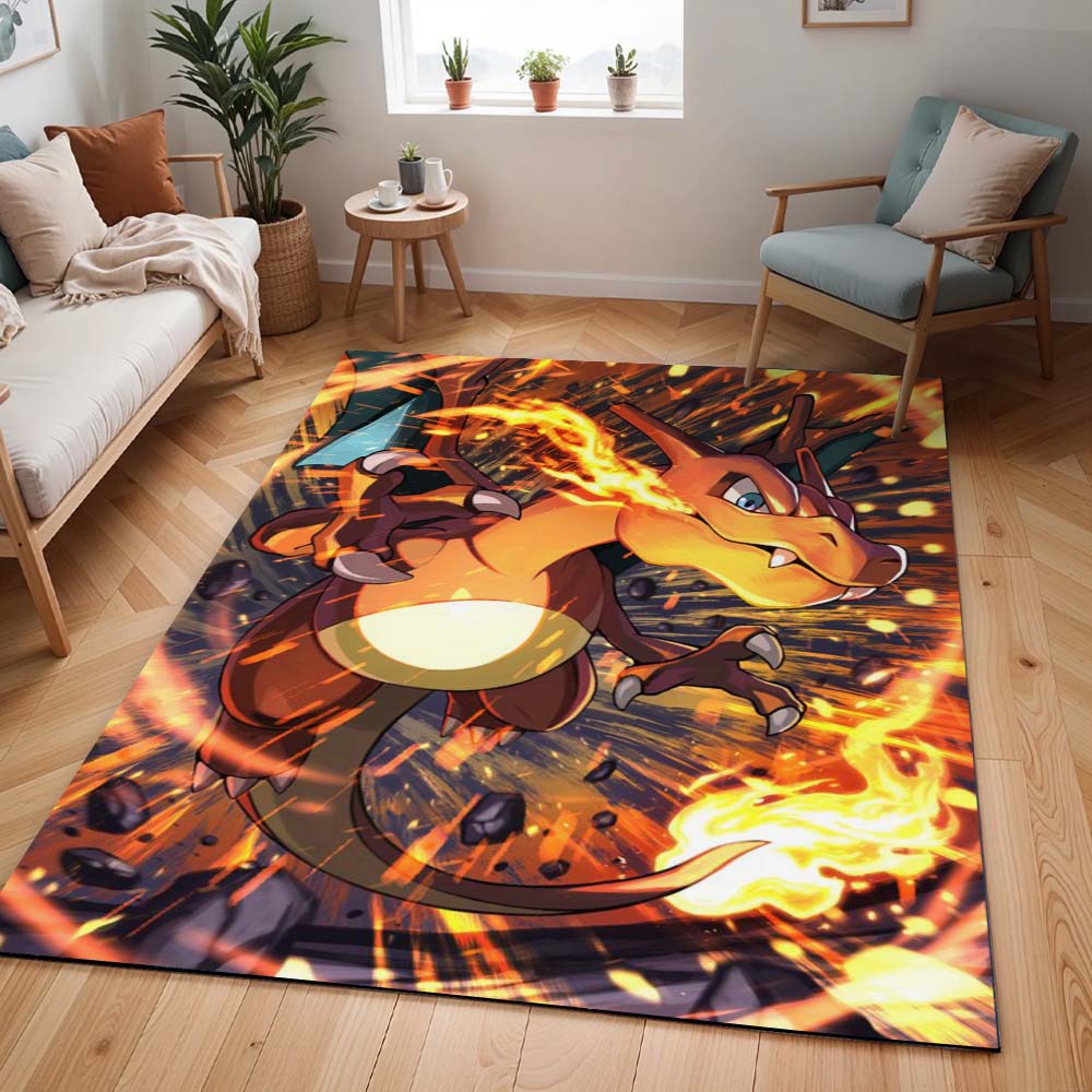 Glurak Pokémon Charizard Pokemon 3 Teppich