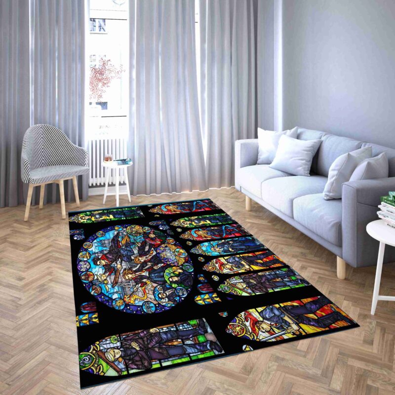 Harry Potter Glasfenster Teppich