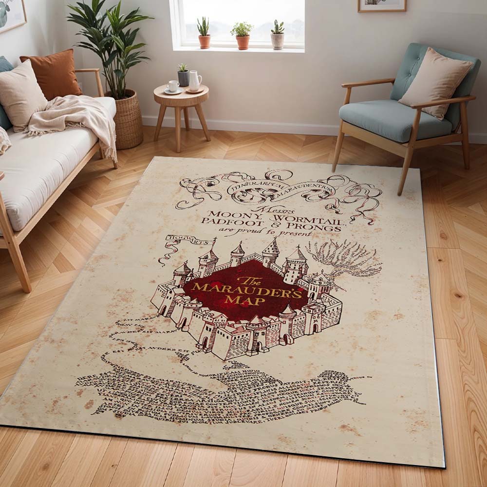 Harry Potter Karte des Rumtreibers Ich schwöre feierlich Teppich