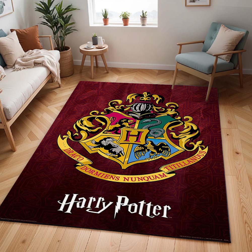 Harry Potter Schule von Hogwarts Logo Teppich