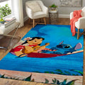 Karikatur Lilo Vs Stitch Teppich