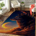 Lion A Night Guardian Teppich