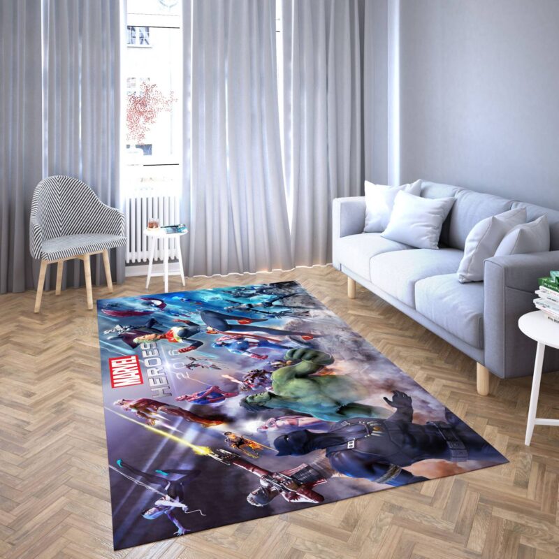 Marvel Avengers Alle Helden Teppich 29