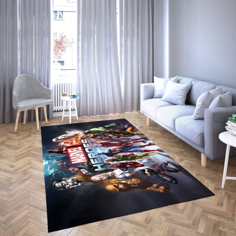 Marvel Avengers Alle Helden Teppich 41