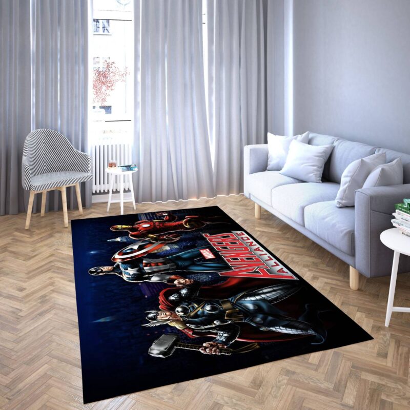 Marvel Avengers Alle Helden Teppich 46