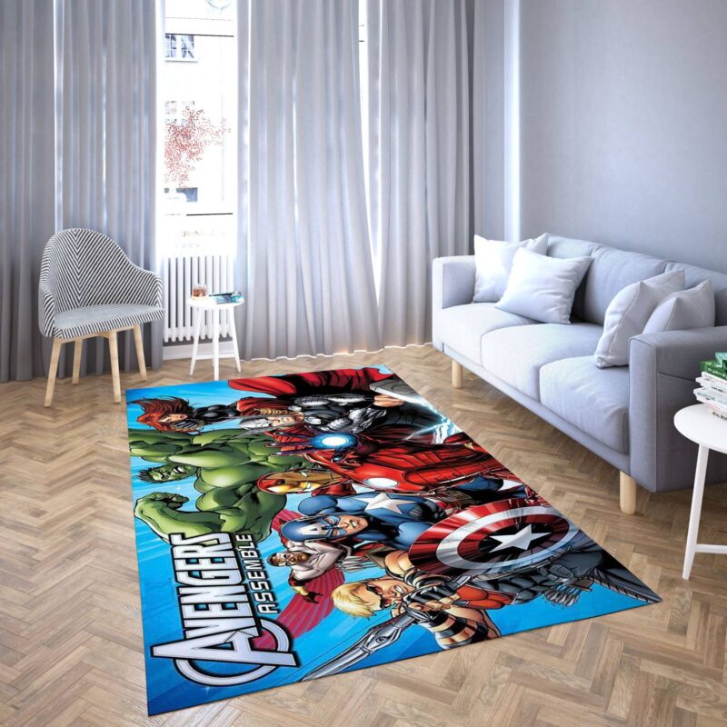 Marvel Avengers Alle Helden Teppich 53