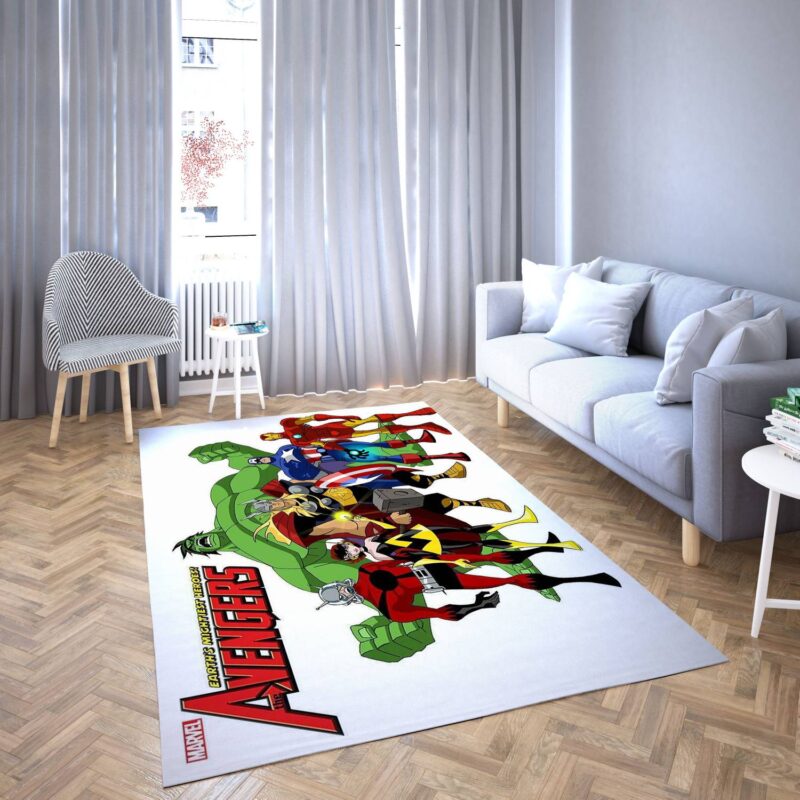 Marvel Avengers Alle Helden Teppich 54