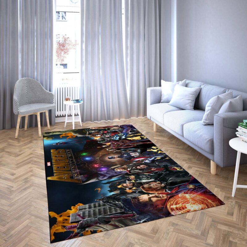 Marvel Avengers Alle Helden Teppich 9