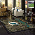 Miami Dolphins Camo Teppich