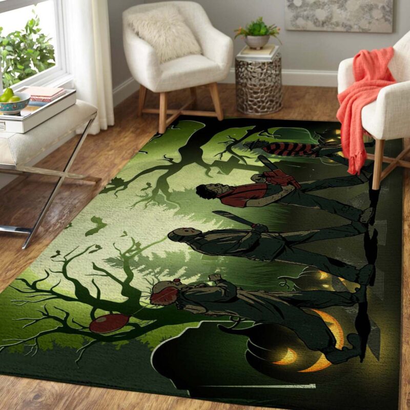 Michael Myers Abbey Road Horror Halloween Teppich