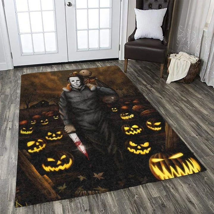 Michael Myers Gruselfilm Teppich