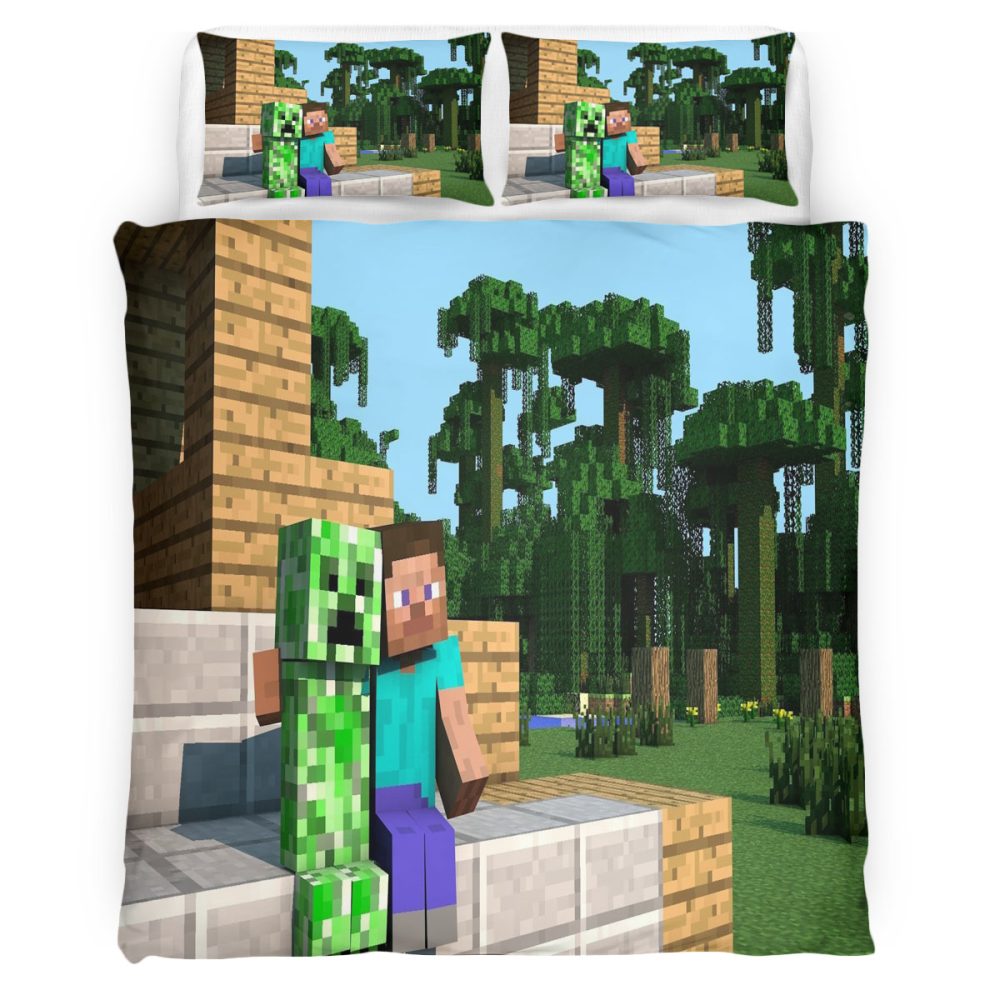 Minecraft 104 Bettwäsche Bettbezug Kissenbezug