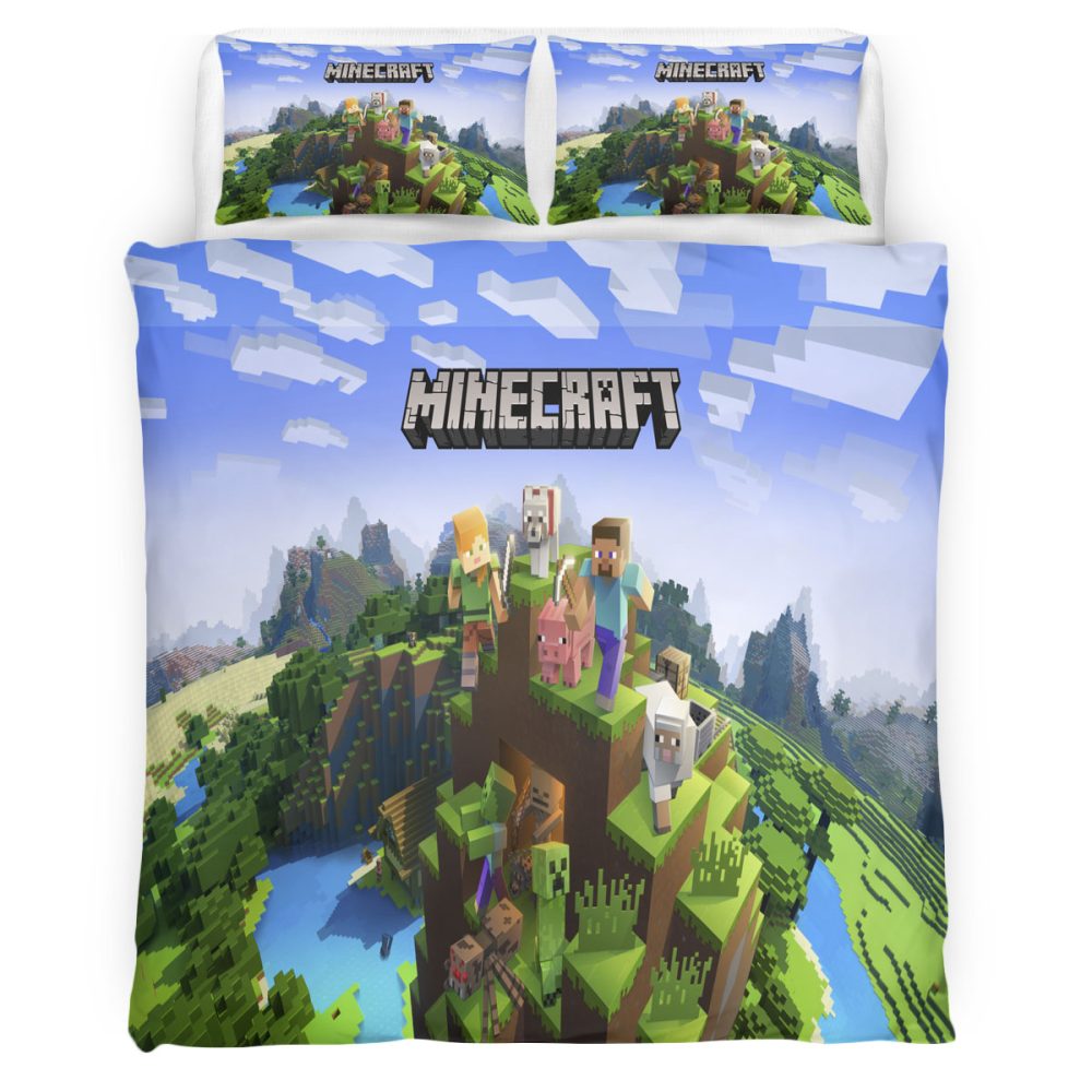 Minecraft 105 Bettwäsche Bettbezug Kissenbezug