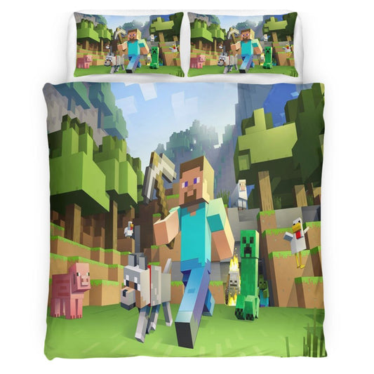 Minecraft 107 Bettwäsche Bettbezug Kissenbezug