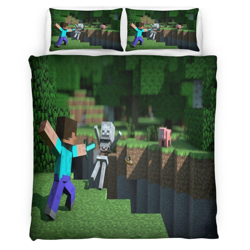 Minecraft 109 Bettwäsche Bettbezug Kissenbezug